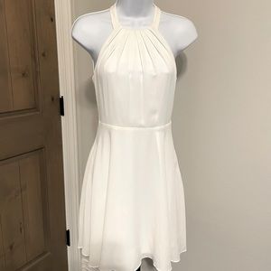 white halter dress size 2 from Express
